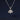 Carnation Heart Moissanite Necklace