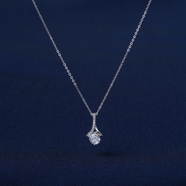 Personalized Gift For Mom - Alluring Beauty Necklace - Moissanite - Happy Mother's Day, to My Beautiful Mother
