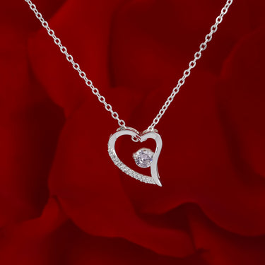 Personalized Gift For Soulmate - Forever Love Necklace - Happy Valentine's Day, Love You Forever and Always, Your Soulmate.