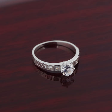 Square Stone Moissanite Rings