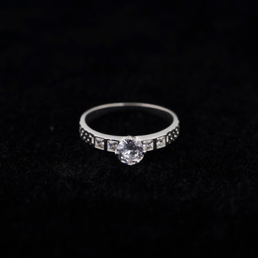 Square Stone Moissanite Rings