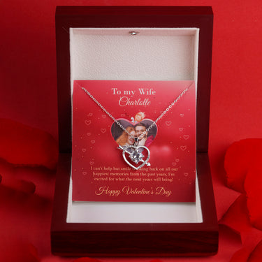 Personalized Gifts for Wife - Love At First Sight Necklace - Happy Valentine's Day, I still fall in love with you every day.