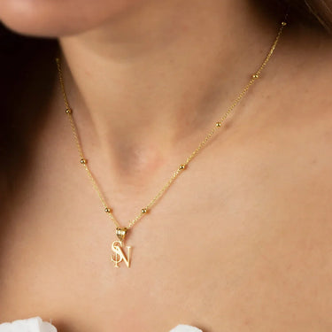 Double Initial Necklace