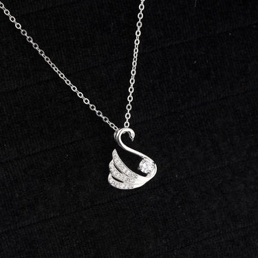 Moonlit Swan Necklace