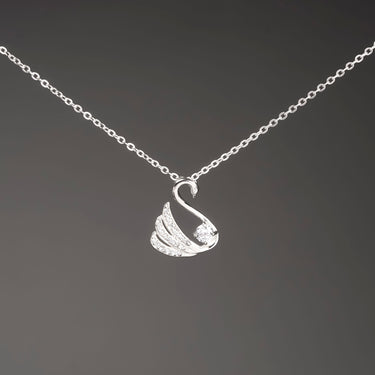 Moonlit Swan Necklace