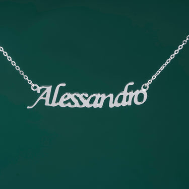 Personalized Valentine Gift - Personalized Maestro Pro Name Necklace - Happy Valentine's Day