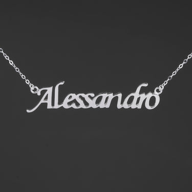 Personalized Valentine Gift - Personalized Maestro Pro Name Necklace - Happy Valentine's Day