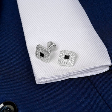 Square Gem Radiance Cufflinks