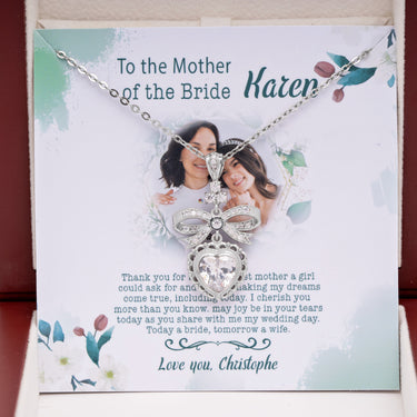 Personalized Gifts from Grooms to Mother In Law - Eternal Love Necklace - To the Mother of the Bride