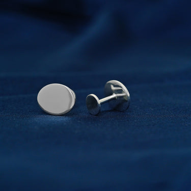 Personalized Gift from Groom to Parent - Sleek Oval Shine Cufflinks - Today Marks A Significant Step