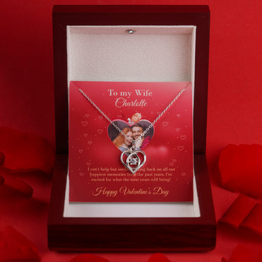 Personalized Gifts for Wife - The Perfect Heart Symbol - Happy Valentine's Day, My heart is yours, today and always.