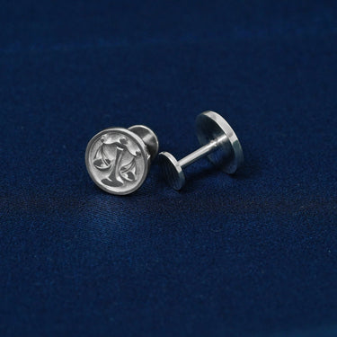 Personalized Gift from Bride to Father In Law - Libra Zodiac Cufflinks - Ours Is Just Like Any Father-Daughter Bond