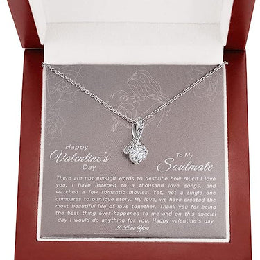 Alluring Beauty Necklace, Gift For Soulmate, May the joy of receiving this gift be as wonderful as the joy of having you as my friend.