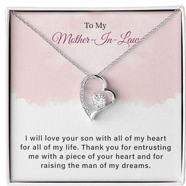 Personalized Gift For Mother In Law - Forever Love Necklace - To my Mother-In-Law