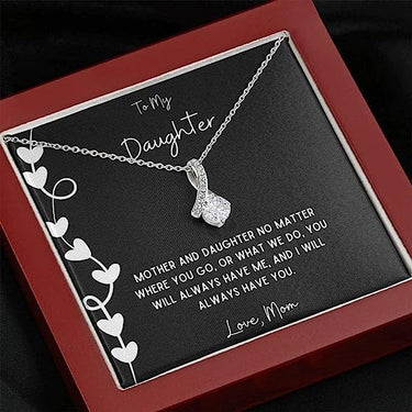 Alluring Beauty Necklace, GIFT FOR DAUGHTER, "May this gift bring as much joy to your heart as you've brought to ours."