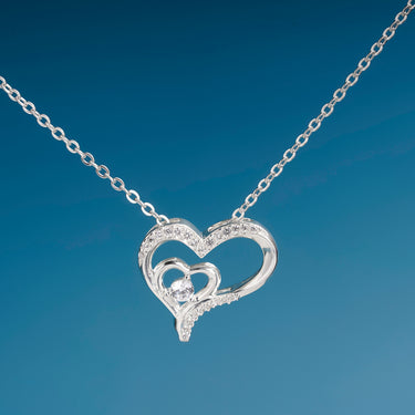 Dancing Heart Pendant Necklace