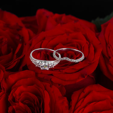 Personalized Gift For Girlfriend - Unity Sparkle Ring - Happy Valentine's Day, Love You Forever and Always, Your Boyfriend