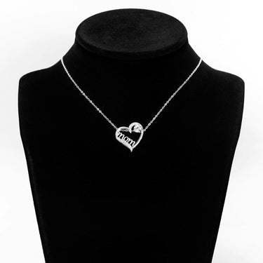 Shiny Mom Necklace Moissanite