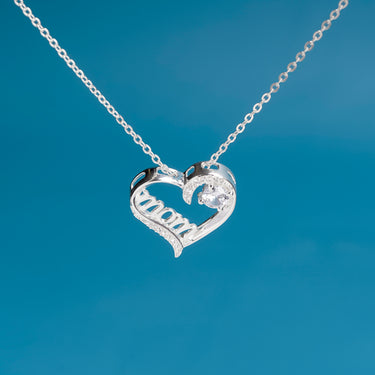 Personalized Gift For Birthday - Shiny Mom Necklace - Happy Birthday, To My Mom From Your Son, "I'm so Proud to Call You My Mom".