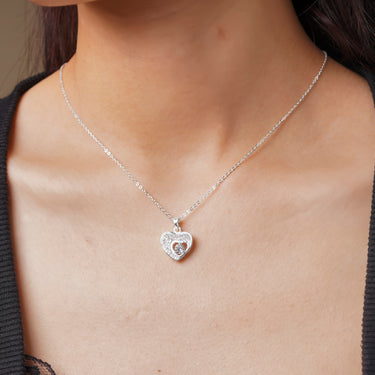 Heart-in-Heart Necklace