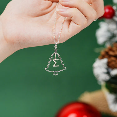 Sigma Christmas Tree Necklace