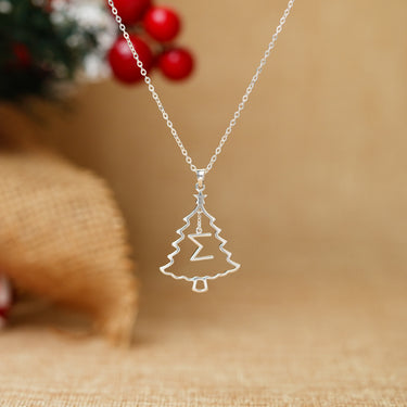 Sigma Christmas Tree Necklace