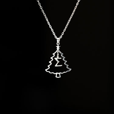 Sigma Christmas Tree Necklace