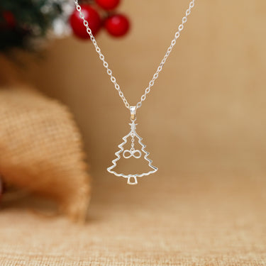 Infinite Christmas Tree Necklace