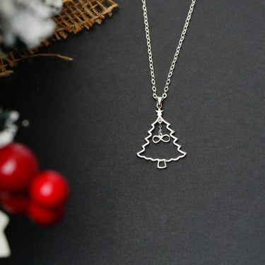 Infinite Christmas Tree Necklace