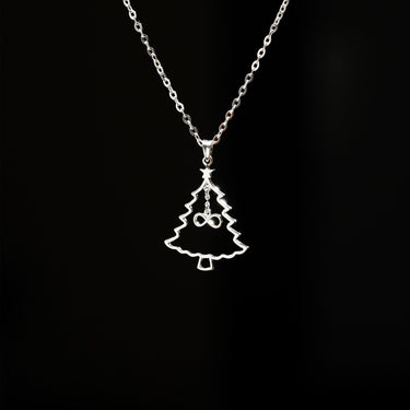 Infinite Christmas Tree Necklace