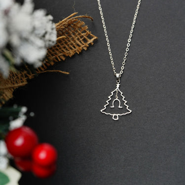 Omega Christmas Tree Necklace