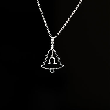 Omega Christmas Tree Necklace