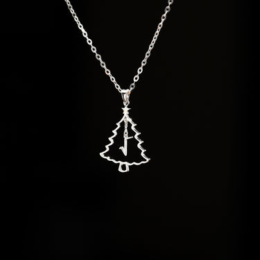 Mathematical Christmas Tree Necklace