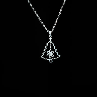 Cosmic Christmas Tree Necklace