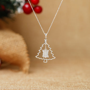 Electromagnetic Christmas Tree Necklace