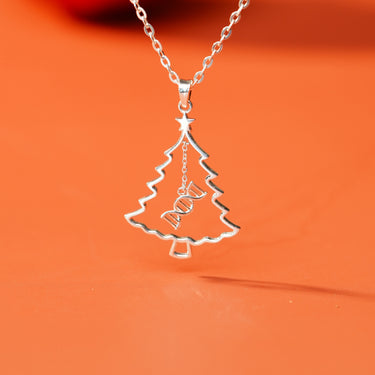 DNA Christmas Tree Necklace