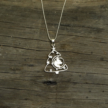 Taurus Chrismas Tree Necklace