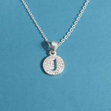 Initial Letter Charm Necklace