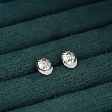 Baseball Cap Stud Earrings