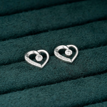 Dazzling Heart Earrings