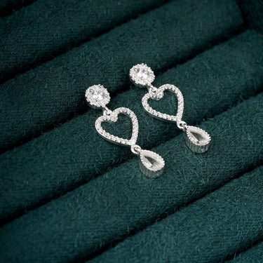 Heart Drop Earrings