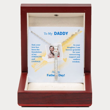 Personalized Gift For Dad - Narcissus Knight Necklace  - Happy Father's Day! To my Godfather.