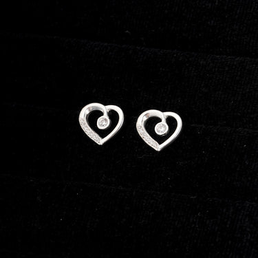 Dazzling Heart Earrings