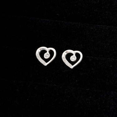 Dazzling Heart Earrings