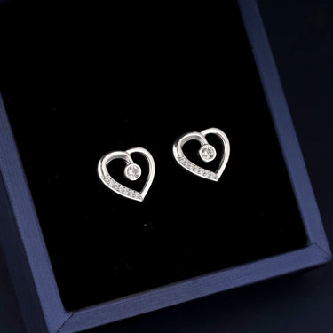 Dazzling Heart Earrings