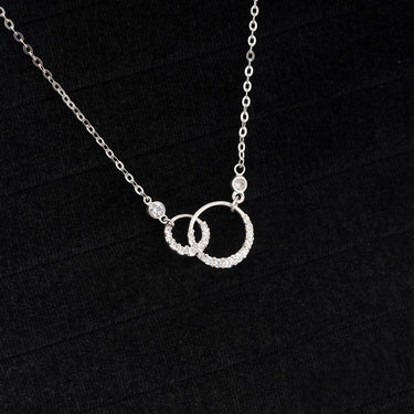 Round Hoop Dangle Necklace