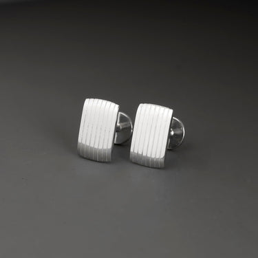 Classic Stripe Rectangles Cufflinks