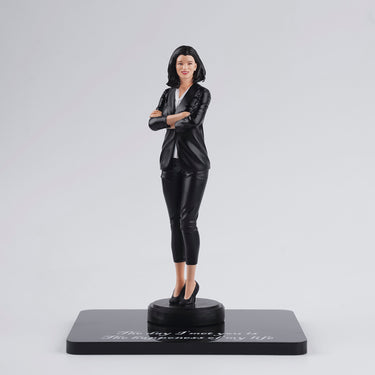 Personalized Statue Valentine Gift - 3D Selfie - Full Body 3D Figurine - Businesswoman 3D Statues - Gift for Valentine Day