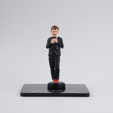 Personalized Statue Birthday Gift - 3D Selfie - Full Body 3D Figurine - Joyful Little Gentleman Statues - Gift for Birthday