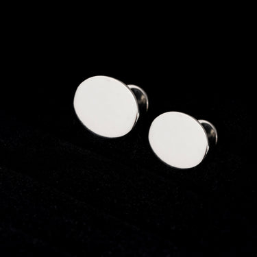 Sleek Oval Shine Cufflinks